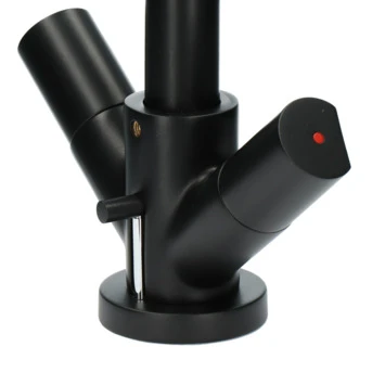 Aqualino Wastafelkraan Fortore 2-knops Met Waste Zwart - Afbeelding 10