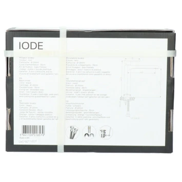 Absolut Wastafelkraan Iode Medium Met Hendel En Waste Zwart - Afbeelding 11