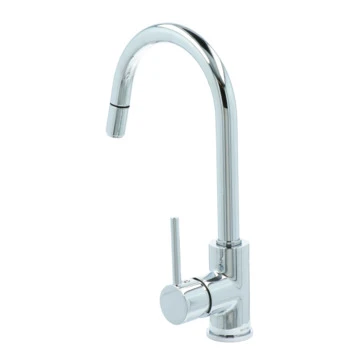 Atlantic Keukenkraan Jeremy Met Hendel En Uittrekbare Sproeikop Chroom - Afbeelding 3