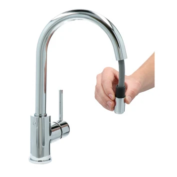 Atlantic Keukenkraan Jeremy Met Hendel En Uittrekbare Sproeikop Chroom - Afbeelding 11