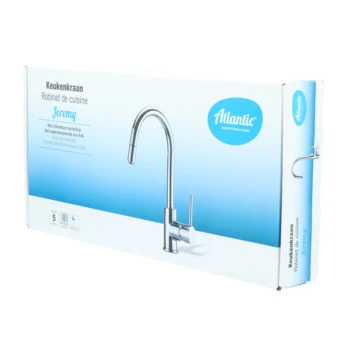 Atlantic Keukenkraan Jeremy Met Hendel En Uittrekbare Sproeikop Chroom - Afbeelding 13