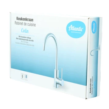 Atlantic Keukenkraan Colin Met Hendel RVS - Afbeelding 12