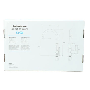 Atlantic Keukenkraan Colin Met Hendel RVS - Afbeelding 13