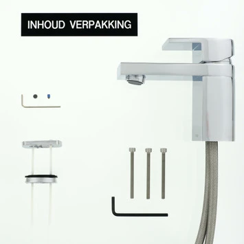 Tiger Wastafelkraan Items Met Hendel Chroom - Afbeelding 6