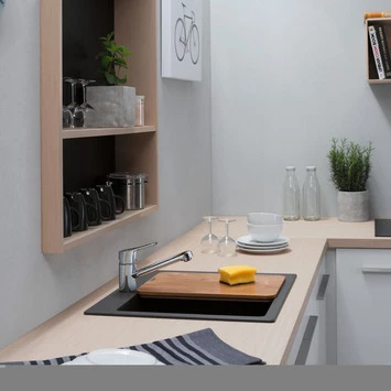 Hansgrohe Keukenkraan Focus M43 Met Hendel Chroom 100 - Afbeelding 3