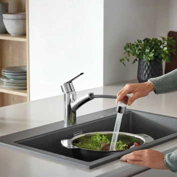 Grohe Quickfix Keukenkraan Start Uittrekbare Dual Spray - Afbeelding 8