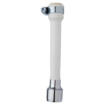 Sanivesk Kraanslang Universeel + Slangklem Wit