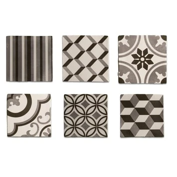 GAMMA Wandtegels Amadora Zwart & Wit 13x13 Cm 0,5 M²