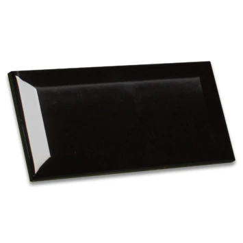 Wandtegel Metro Zwart 7,5x15 Cm 0,5 M² - Afbeelding 2