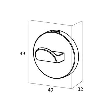Tiger Handdoekhaak Noon Groot Zwart - Afbeelding 6