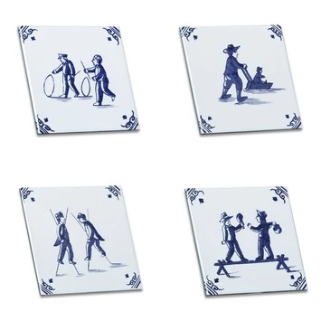 Wandtegel Decor Oud Hollands 13x13 Cm - Afbeelding 2