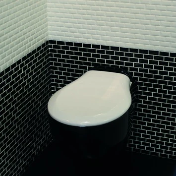 Mozaïektegel Mini Metro Zwart 32,2x29,8 Cm 4 Stuks - Afbeelding 3