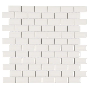 Mozaïektegel Mini Metro Wit 32,2x29,8 Cm 4 Stuks