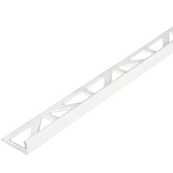 Tegelprofiel Haaks 8 Mm Aluminium Wit