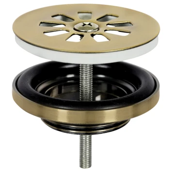 Differnz Afvoerplug Voor Fontein Mat Goud
