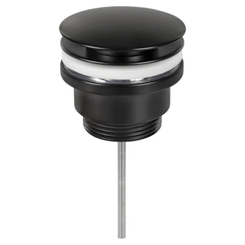 Differnz Wastafelafvoerploeg Click Pop-up Zwart