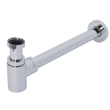 Sanivesk Luxe Design Fonteinsifon Chroom 5/4"x32mm LAAG Model - Afbeelding 2