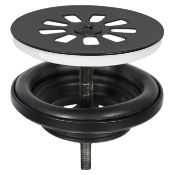 Differnz Afvoerplug Voor Fontein Mat Zwart
