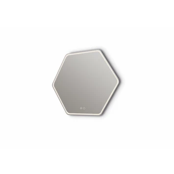 Allibert Led-spiegel Jazzy Zeshoek Met Touch Bediening 79x70cm