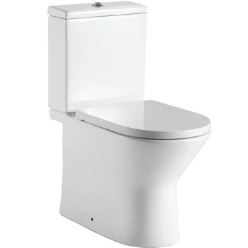 Lafiness Staand Toilet Zonder Spoelrand Wit