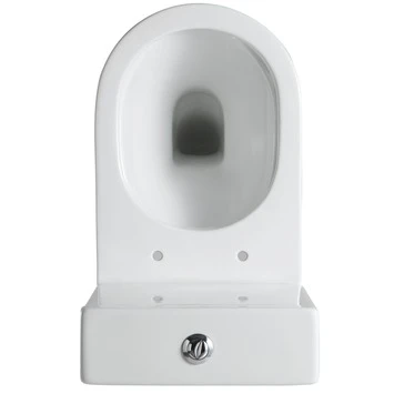 Lafiness Staand Toilet Zonder Spoelrand Wit - Afbeelding 2