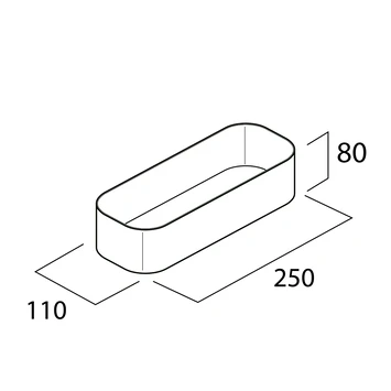 Tiger Wandrek/douchemand 2-store 25cm Zwart - Afbeelding 15