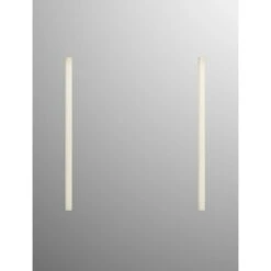 Plieger Spiegel Met Geïntegreerde Verlichting 2 Zijden Zilver 80x55 Cm