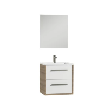 Tiger Badmeubelset Boston 60cm Wit Met Spiegel - Afbeelding 2