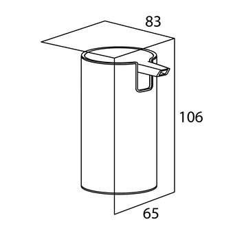 Tiger Zeepdispenser Boston Staand RVS Glans - Afbeelding 5
