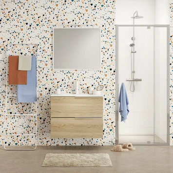 Tiger Badmeubelset Pocket 60 Cm Met 2 Lades Naturel Eik - Afbeelding 2