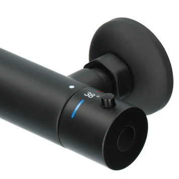 Atlantic Thermostatische Douchekraan Griffin Zwart 15 Cm - Afbeelding 5