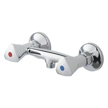 OK Douchekraan 2-knops Chroom 15 Cm