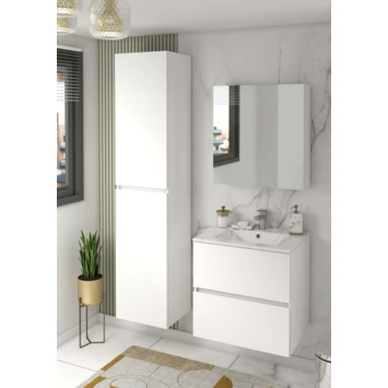 Atlantic By Allibert Badmeubelset Donna 60 Cm Mat Wit - Afbeelding 2