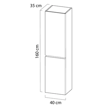 Tiger Karlo Kolomkast Naturel Eiken 160 Cm - Afbeelding 4
