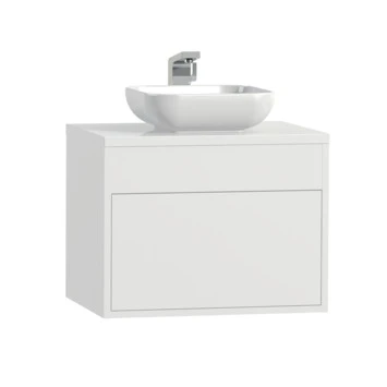 Tiger Helsinki Badkamermeubel 60 Cm Hoogglans Wit Met Waskom