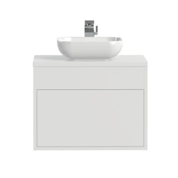 Tiger Helsinki Badkamermeubel 60 Cm Hoogglans Wit Met Waskom - Afbeelding 2