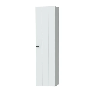 Tiger Maryport Hoge Kolomkast 40 Cm Mat Wit Met Matzwarte Greep