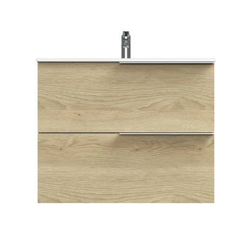 Tiger Badmeubelset Pocket 80 Cm Met 2 Lades Naturel Eik - Afbeelding 6