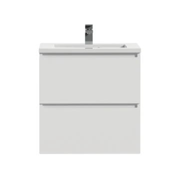 Tiger Karlo Badkamermeubel 60 Cm Hoogglans Wit Met Wastafel Hoogglans Wit - Afbeelding 2