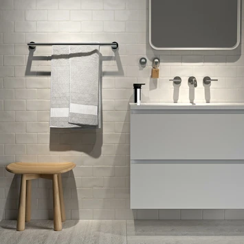 Tiger Karlo Badkamermeubel 60 Cm Hoogglans Wit Met Wastafel Hoogglans Wit - Afbeelding 6