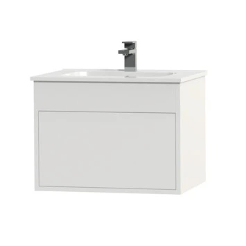 Tiger Helsinki Badkamermeubel 60 Cm Hoogglans Wit Met Wastafel Keramiek Wit - Afbeelding 3