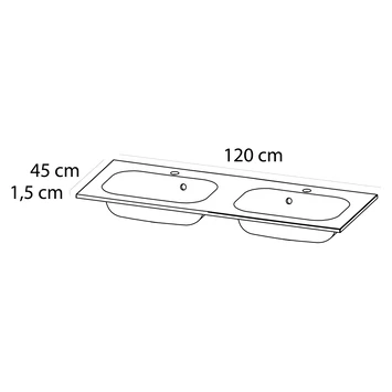 Tiger Reverse Meubelset 2x60 Cm Met 4 Lades Naturel Eik / Mat Wit Inclusief Oval Wastafel Mat Wit 9 Tiger Reverse Meubelset 2x60 Cm Met 4 Lades Naturel Eik / Mat Wit Inclusief Oval Wastafel Mat Wit - Afbeelding 7
