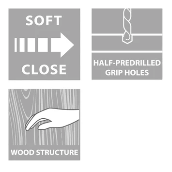 Tiger Badkamermeubel Studio 60cm Hoogglans Wit/witte Waskom Met Profielgrepen - Afbeelding 4