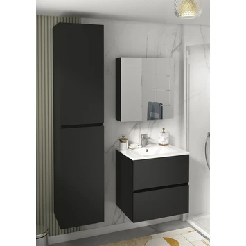 Atlantic By Allibert Badmeubelset Donna 60 Cm Mat Zwart