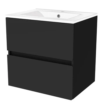 Atlantic By Allibert Badmeubelset Donna 60 Cm Mat Zwart - Afbeelding 2