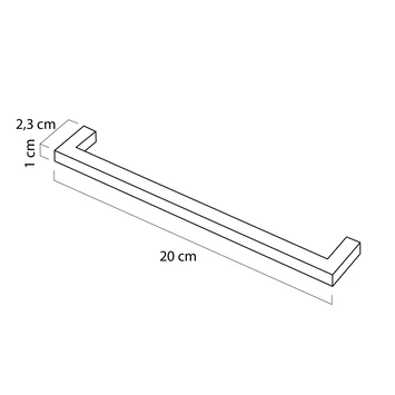 Tiger Badkamermeubel Studio 60cm Naturel Eik/witte Waskom Met Vierkante Greep - Afbeelding 8