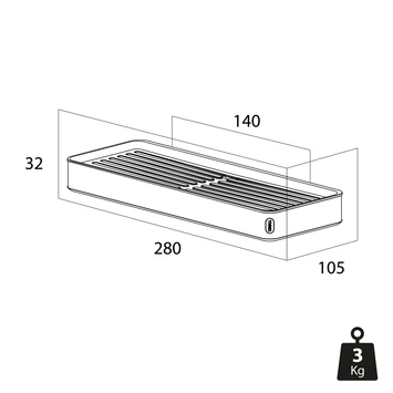 Tiger Planchet Carv 28 Cm Zwart - Afbeelding 10