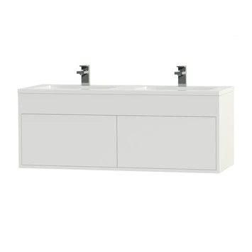 Tiger Helsinki Badkamermeubel 120 Cm Hoogglans Wit Met Wastafel Polybeton Hoogglans Wit - Afbeelding 3