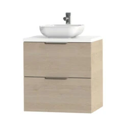 Tiger Badkamermeubel Studio 60 Cm Naturel Eik Met Keramische Waskom Hoogglans Wit En Profielgrepen 8 Tiger Badkamermeubel Studio 60 Cm Naturel Eik Met Keramische Waskom Hoogglans Wit En Profielgrepen -SEALSKIN Store 123 2919