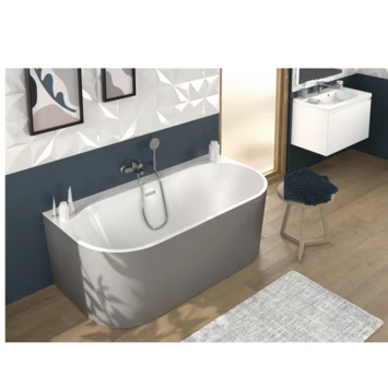 Allibert Bad Ondina Vrijstaand Gun Metal Mat 170x87 Cm 4 Allibert Bad Ondina Vrijstaand Gun Metal Mat 170x87 Cm - Afbeelding 2